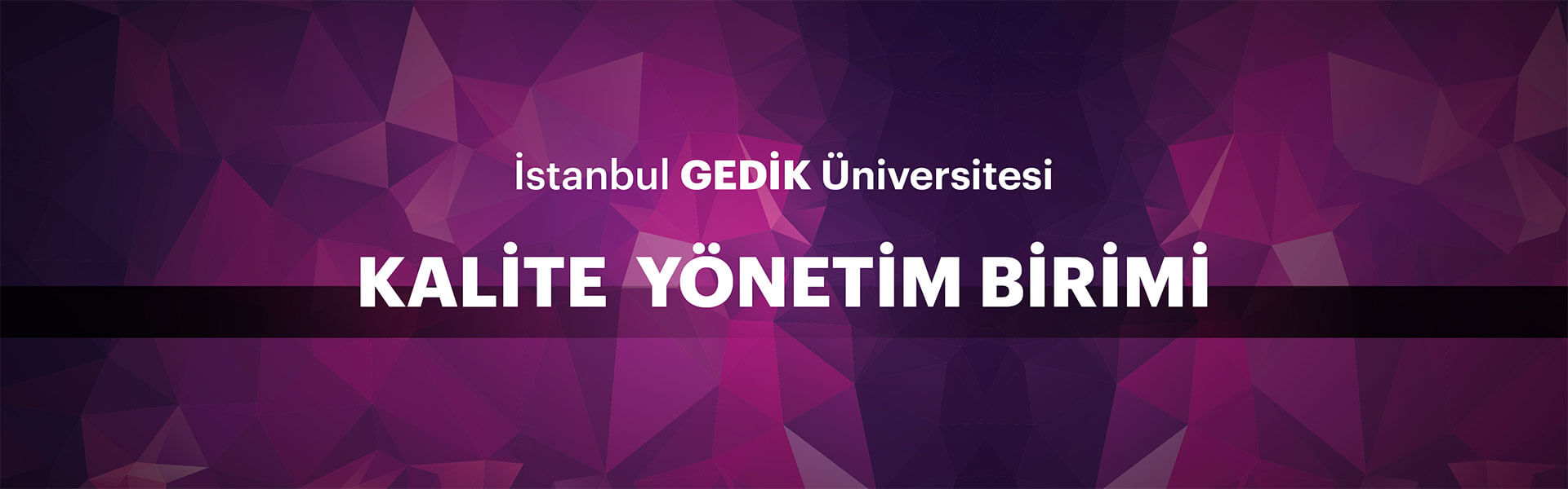 İstanbul Gedik Üniversitesi Kalite Yönetim Birimi Carousel